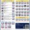GNZ708GF3 family RJ45 computer telephone wifi router and tv combined fiber optical multimedia information box