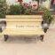 Garden chair water proof wooden plastic composite WPC garden bench