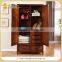 Bedroom Set Wooden Wardrobe and Storage Cabinet with 3 Door