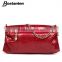 metal chain women long sling bag small size alligator-grained leather