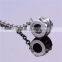 Silver Tube 925 Sterling Silver Charm European bead New Design Safety Chain for Bracelet A004
