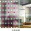 coloful decoration screen printed glass for bathroom door