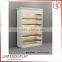 Premium retail store wooden in wall display case