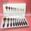 Nylon bendable handle eco-friendly 10pcs toothbrush shaped makeup brush
