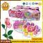 9 Rose Surround Fruit Heart Jelly Pudding