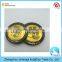 metal screw cap metal with safety button ,tinplate type with embossment logo