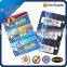 Non-standard Custom Printing Hole Punch Plastic die cut Card with Barcode