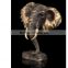 2015 chinese factory custom made handmade carved hot new products animals head statue of elephant head statue