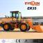 Everun Brand ER35 Front End Wheel Loader With Wooden Forks/ Grass Forks/ Pallet Forks