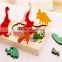 Wooden toy colorful jigsaw puzzles multi layer story puzzles educational puzzle for preschool children