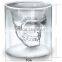 Skull Heat Resistant Glass Coffee Cup Personalized Skull Heads hand blown double wall glass cup