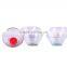 5pcs Colored Glass Salad Bowl