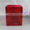 Transparent Glass Vase , Square Glass Flower Vase