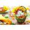wholesale chinese wicker wedding decoration basket flower basekt