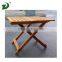 Handmade wooden table for coffee