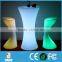 Cool LED Electronic inside colorful lighting round tables