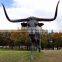 2015 Hot Sale Garden Decor Bronze Longhorn Steer Sculpture