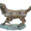 High Quality Lif Size Animal Dog Sculpture Golden Retriever Bronze Statues