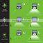 Bright 8LED Solar Power Lights 3Mode Outdoor led light bulb for Path Garden Lighting-4Pack