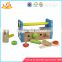Wholesale interesting wooden tools kit toy DIY funny kids wooden tools kit workbench toy W03D031