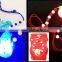 Children Luminous LED Christmas Bracelets Glow In The Dark Cartoon Xmas Toys Flashing Santa Claus Wristbands