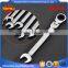 10mm ratchet wrench Flexible head Gear Spanner Combination Torque Chrome Vanadium Auto Repair Two way