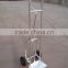 china supplier standard load capacity aluminum light duty sack hand trolley with wide shovel plate
