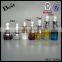 hot products cosmetic packaging fancy 30ml glass bottle with white big dropper yellow dropper bottle with silver aluminum top