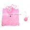 Black cute cat shape folding shoulder bags animal foldable tote shopping bags
