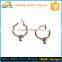 Classic Round Hoop Earrings, Zircon Stone Pendent Earrings Accessories