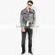 gray washed fitness casual boys jacket with high quality