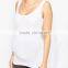 Plain white maternity tank cheap wholesale maternity clothes