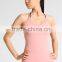 MGOO Breathable Low Cut Ladies Singlet Spandex And Polyester Blended Dri Fit Sport Muscle Tank Top
