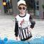 Best selling products long sleeve winter cartoon printing kids t-shirt striped cheap custom hoodies wholesale
