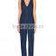 2017 ladies custom jean jumpsuit denim jumpsuit