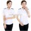 China Wholesales Short Sleeve White Airport Lady Aviator Shirts