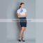 Shop Short Sleeve Blouse Airline Stewardess Uniforms Shirt and Dress