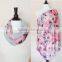 Floral Nursing Scarf - Nursing Cover Scarf - Christmas Gift for Mom - Pink Breastfeeding Cover - New Mom Gift - Baby Shower Gift