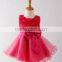 high quality little queen real sample flower girl dress made in china