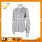 100% Cotton Design China Made Business Design White and Grey Flannel Shirt Mens