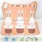 lovely rabbit character good hand feeling pillow 100% cotton towel