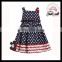 2016 polka dots july 4th dress children summer midi dresses party dresses for 8 year old girls children long frocks designs