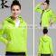 Hooded zipper up fleece jacket for women