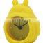 New unbreakable animal silicone table clock