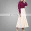 Islamic Long Maxi Skirt Muslimah Chiffon Lengh Skirt Arabic Women Dress Wholesale Ethnic Clothing Muslim Abaya Muslim Skirt