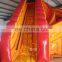 Volcano corkscrew gaint inflatable water slide with pool for games