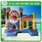 Outdoor play inflatable bouncy castle with water slide