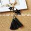 Metal Flower tassel keyring