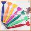 Wholesale cheap yellow barrel plastic stick pen bic crystal ball pen for promotion