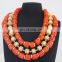 2016 coral beads necklace jewelry set ,coral beads ,african coral beads ,coral beads ncecklace ,african coral beads jewerly
